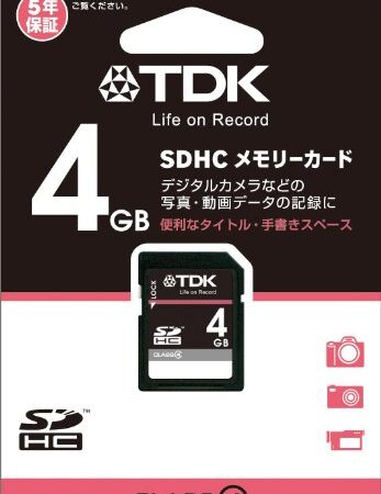 TDK SDHCカード 4GB Class4 (5年保証) T-SDHC4GB4